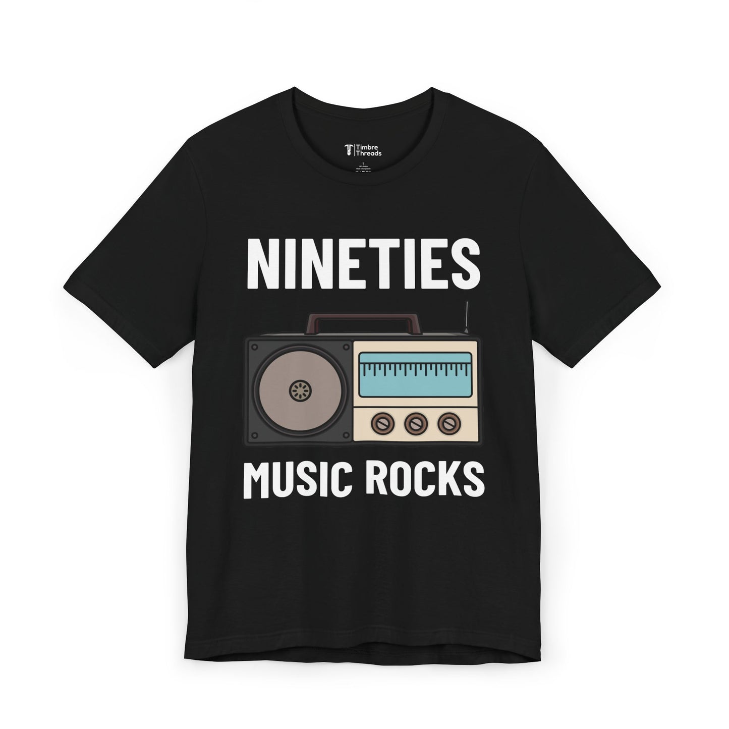 Nineties Music Rocks Graphic Short Sleeve Tee