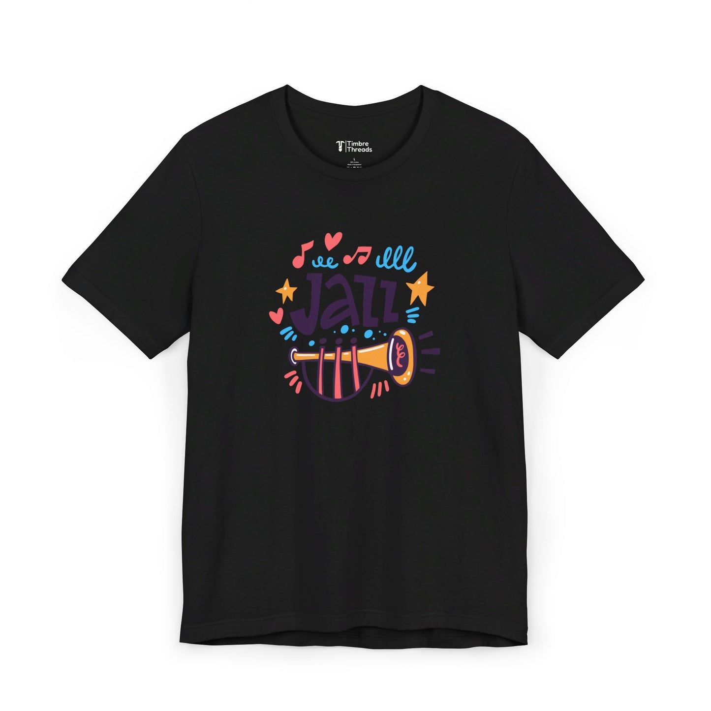 Jazz Clipart Graphic Short Sleeve Tee