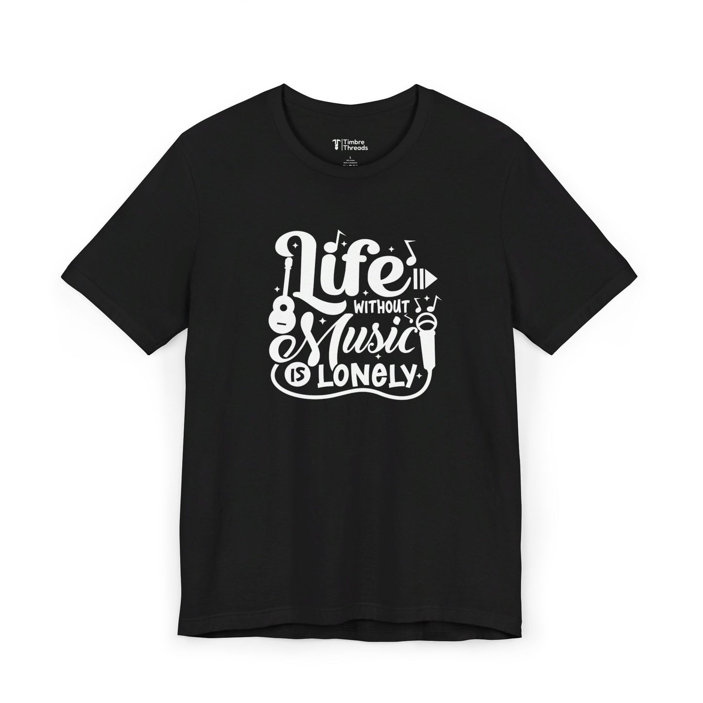 Life Without Music Is Lonely Short Sleeve Tee