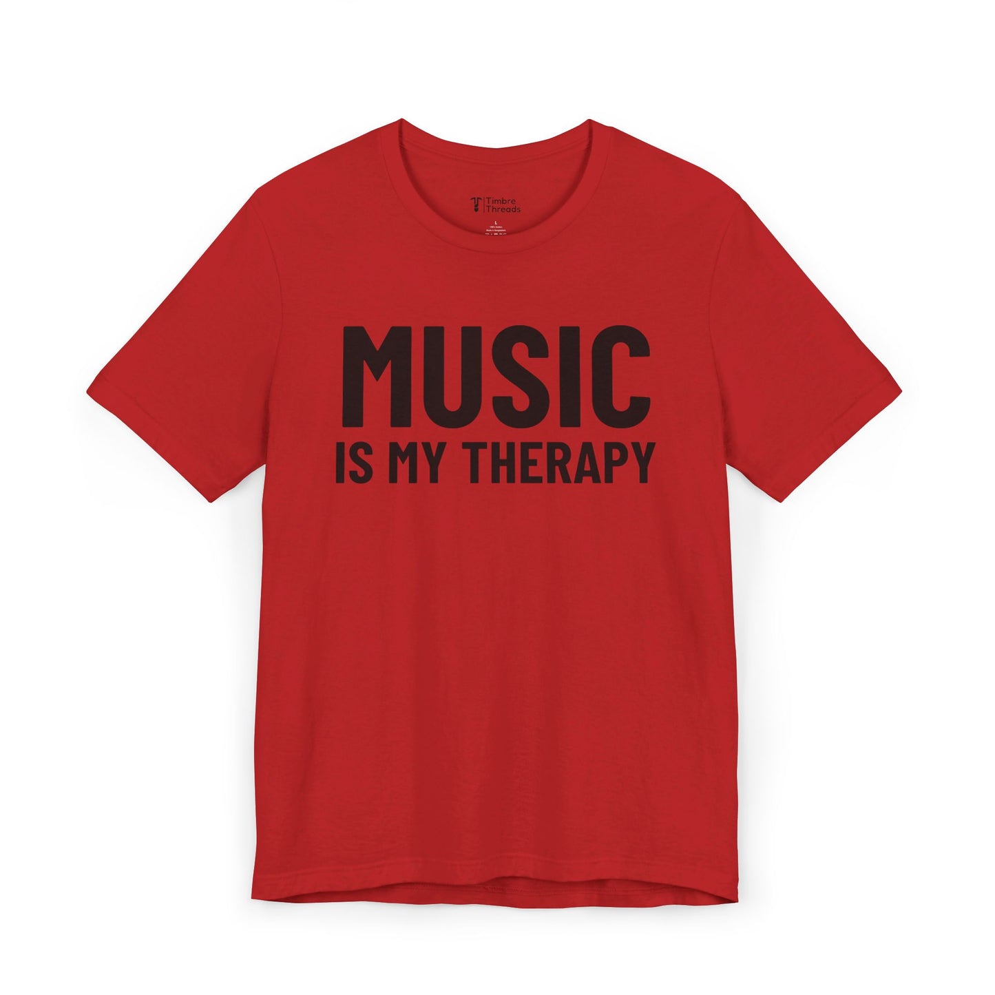 Music Is My Therapy Short Sleeve Tee