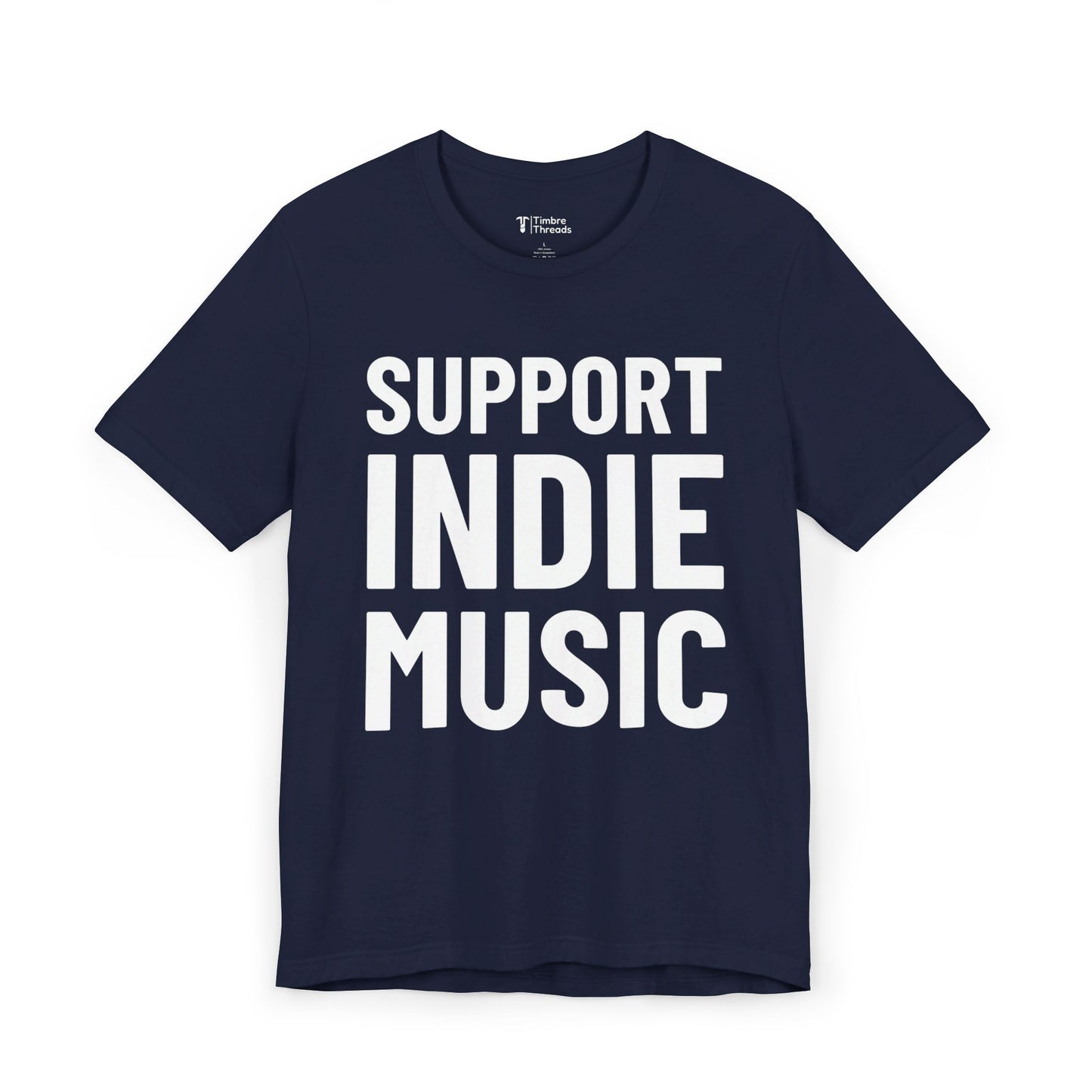 Support Indie Music Short Sleeve Tee