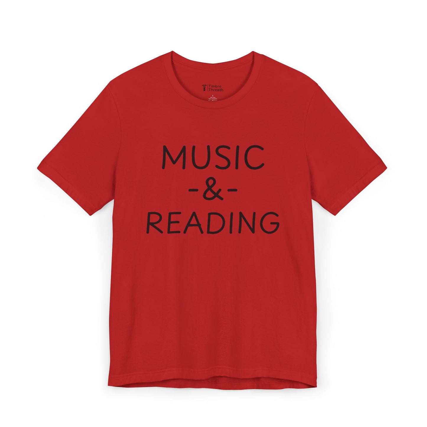 Music And Reading Short Sleeve Tee