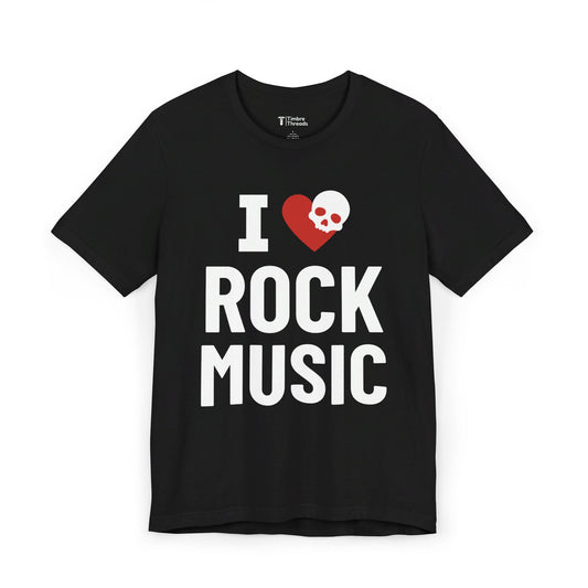 I Heart Rock Music Short Sleeve Tee