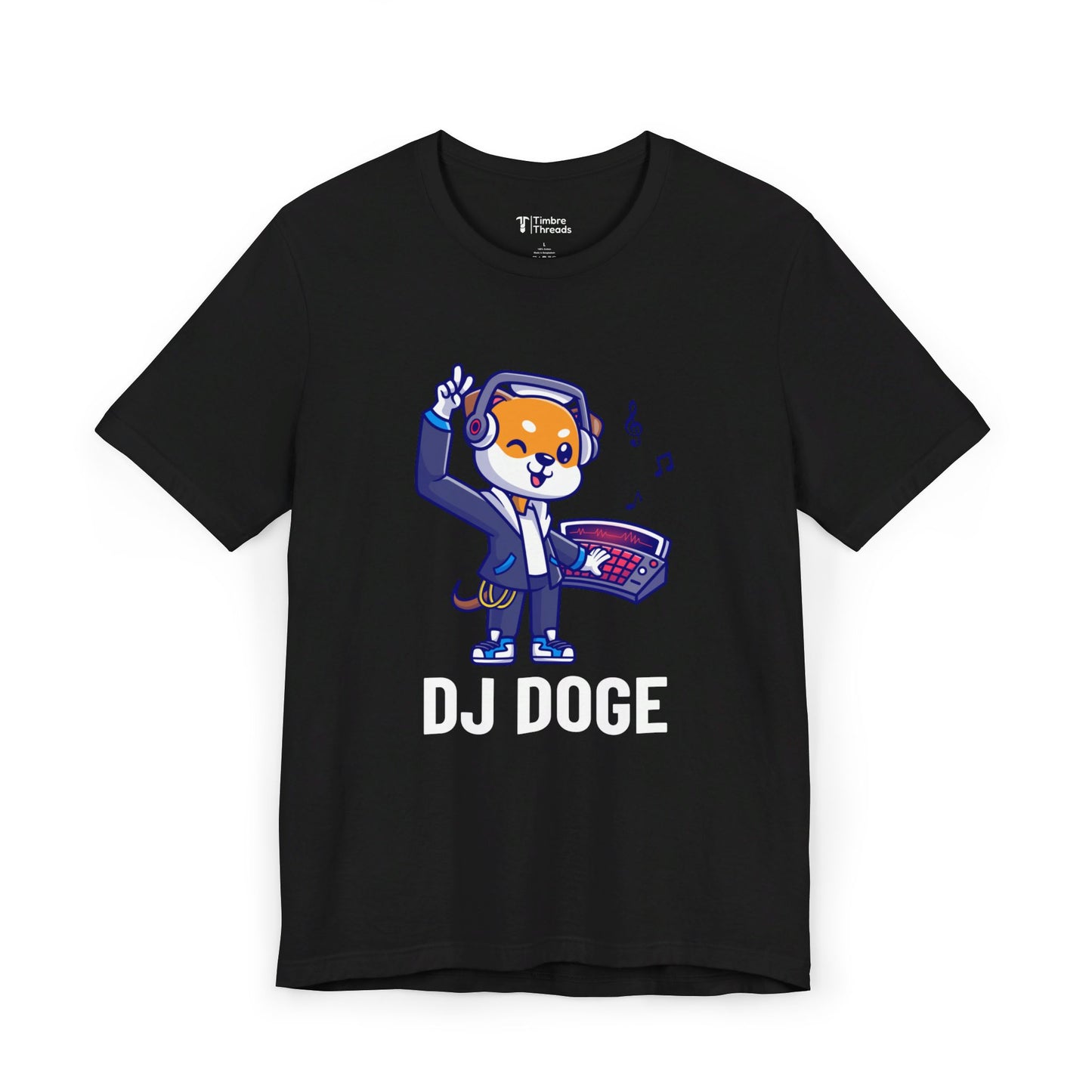 DJ Doge Graphic Short Sleeve Tee