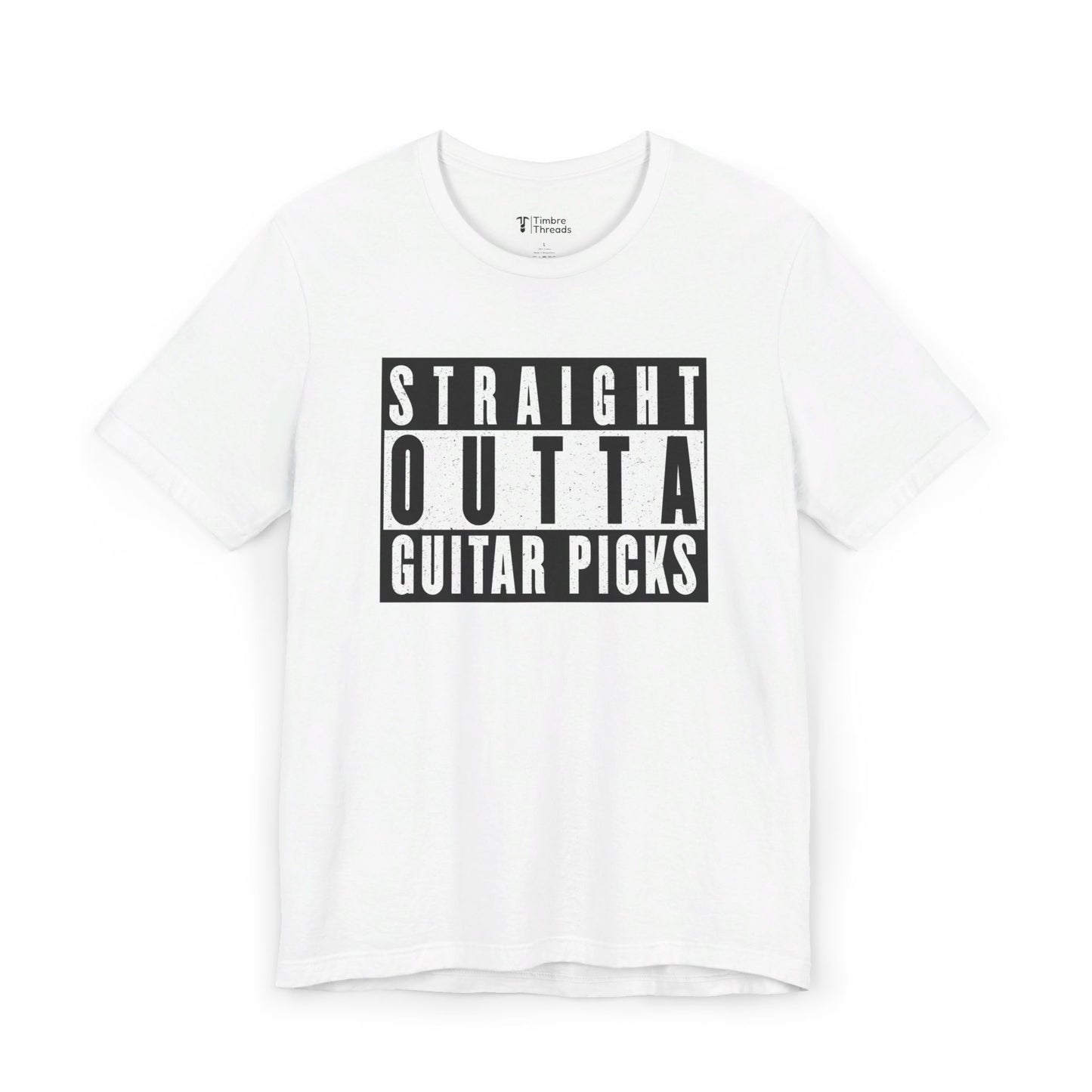 Straight Outta Guitar Picks Short Sleeve Tee