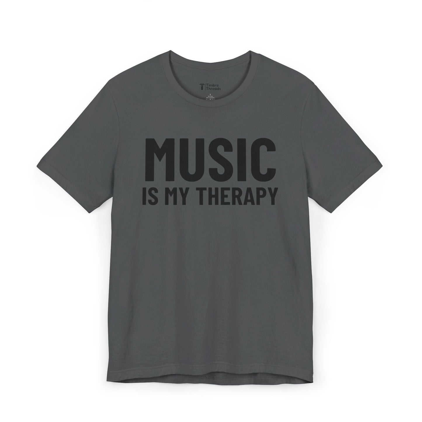 Music Is My Therapy Short Sleeve Tee