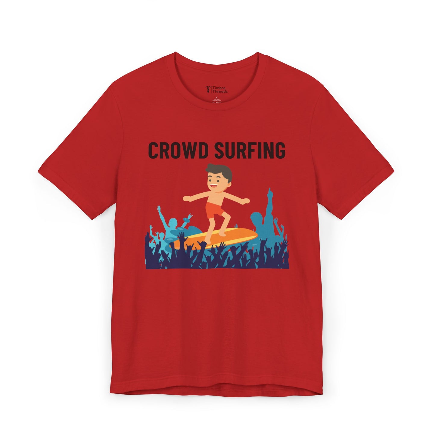 Crowd Surfing Short Sleeve Tee