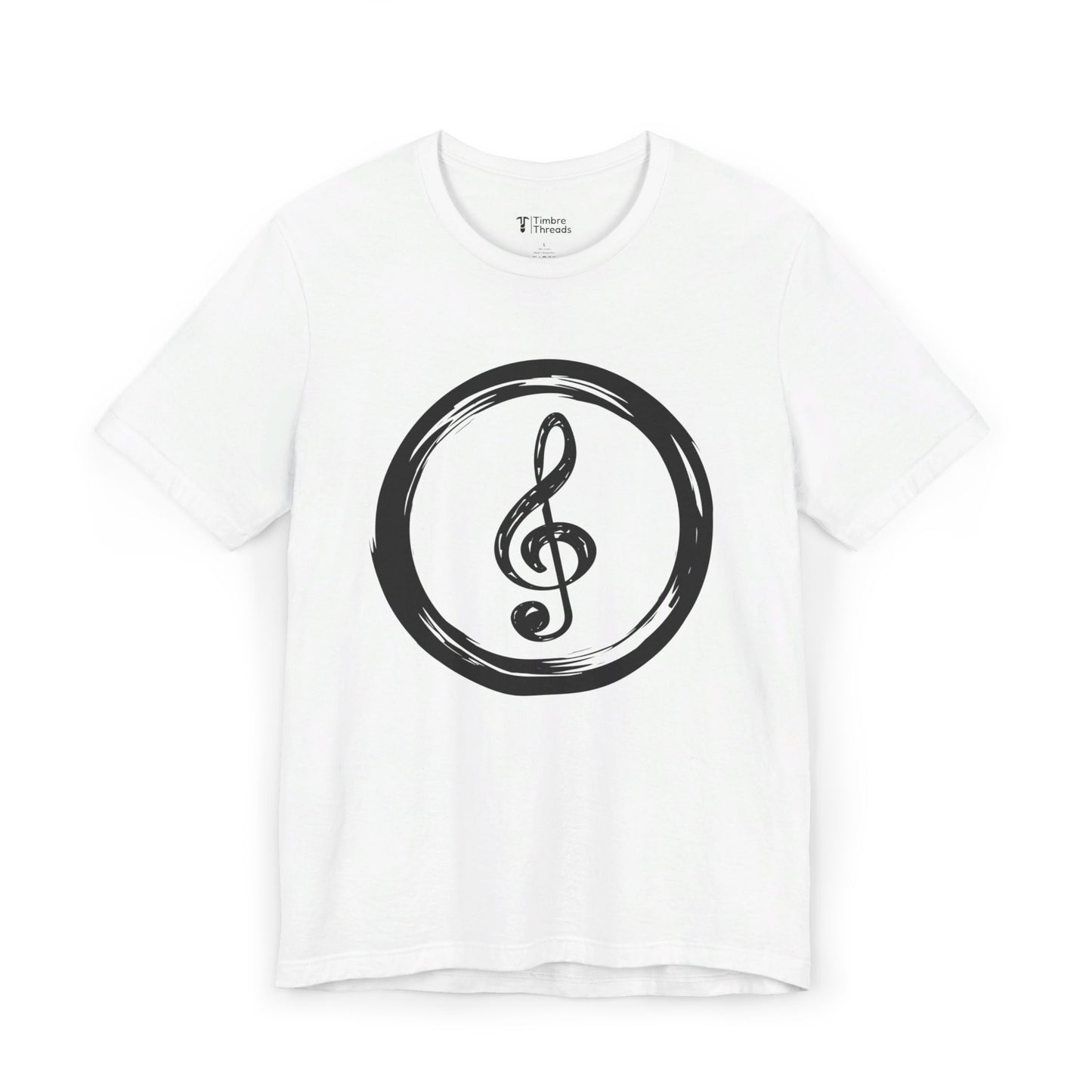 Treble Clef Painting Short Sleeve Tee