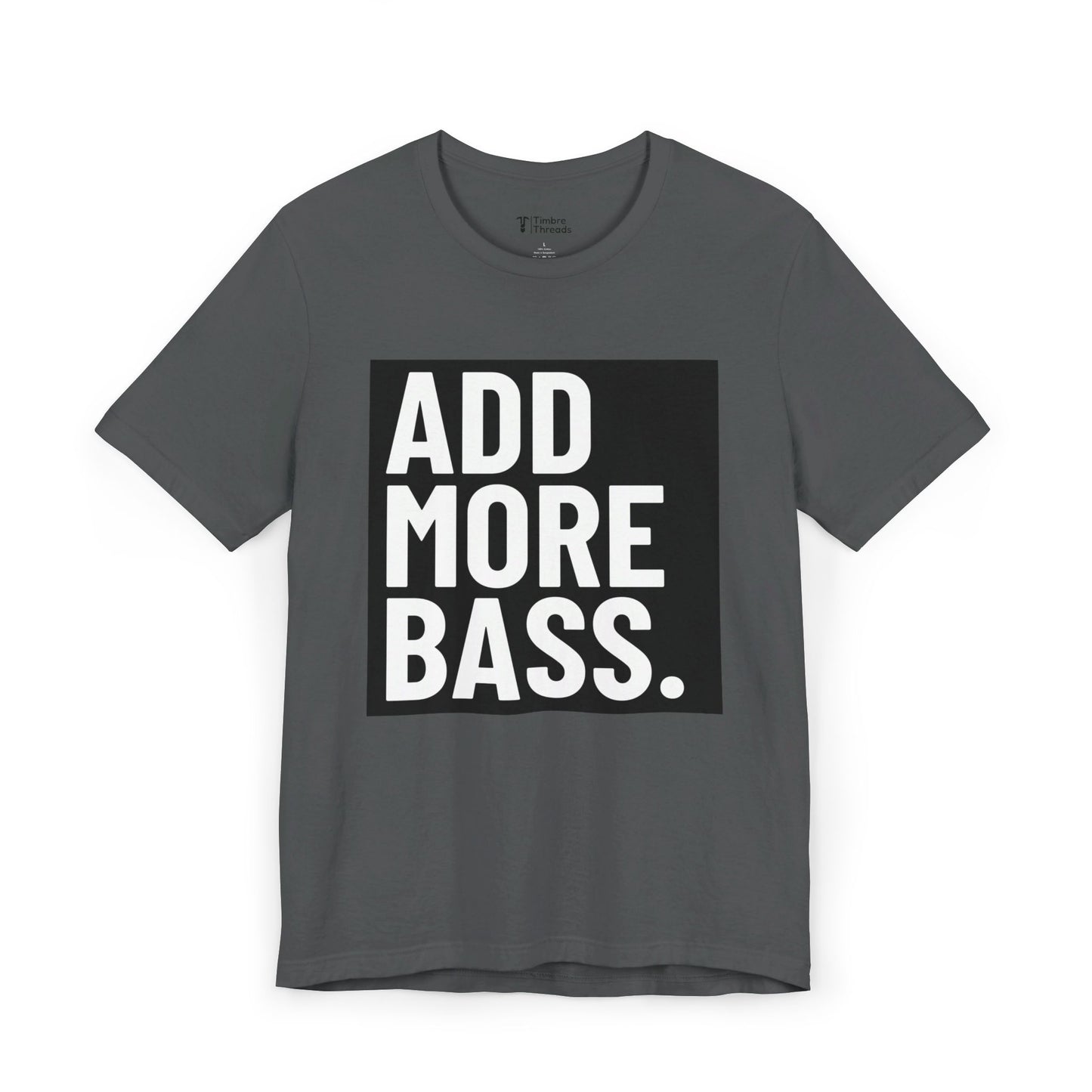 Add More Bass Box Graphic Short Sleeve Tee