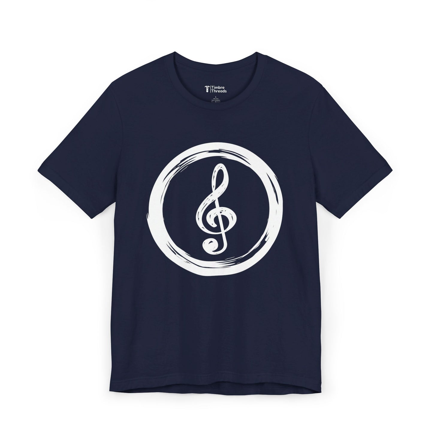 Treble Clef Painting Short Sleeve Tee