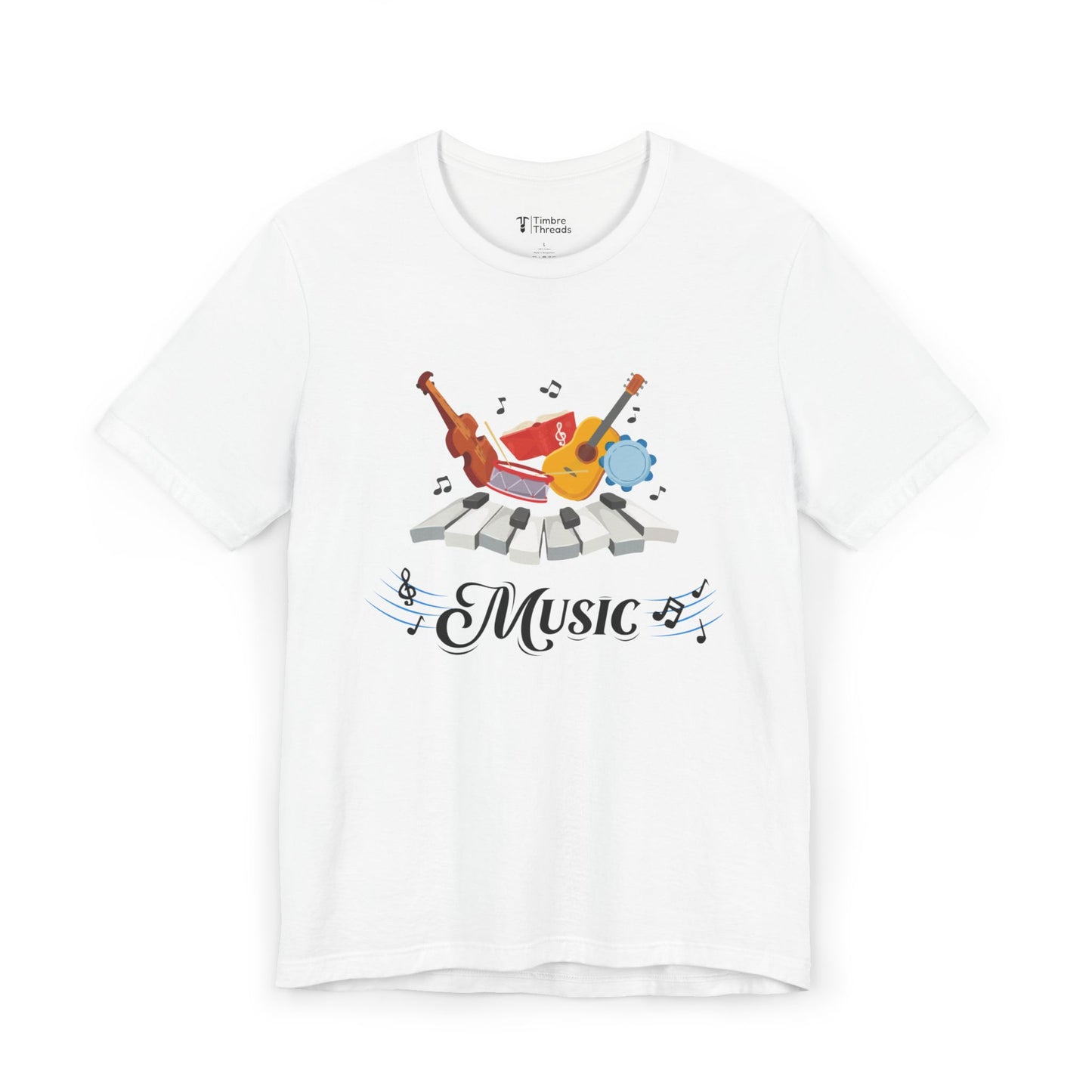 Instruments Painting Graphic Short Sleeve Tee