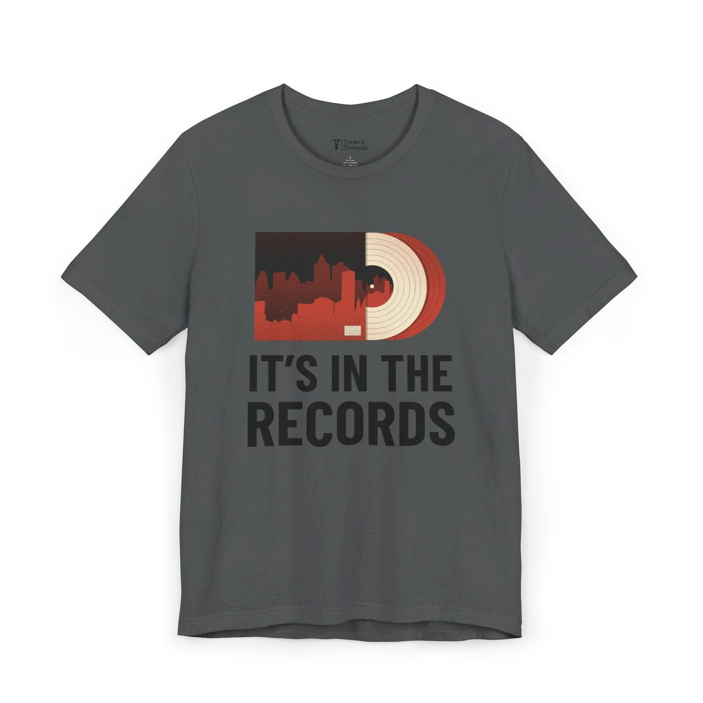 It's In The Records Graphic Short Sleeve Tee