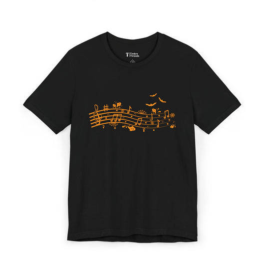 Halloween Notes Short Sleeve Tee