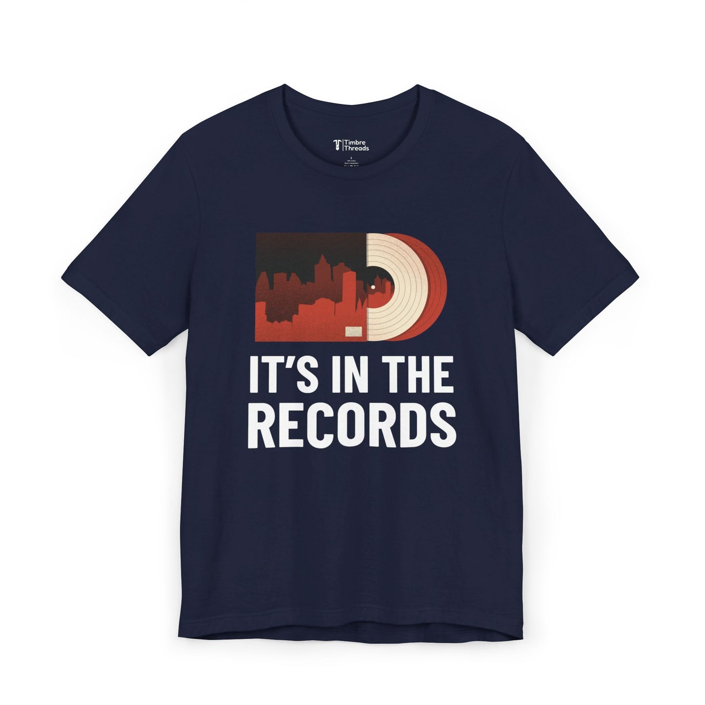 It's In The Records Graphic Short Sleeve Tee