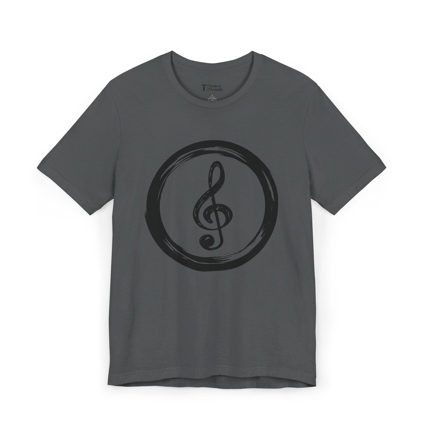 Treble Clef Painting Short Sleeve Tee