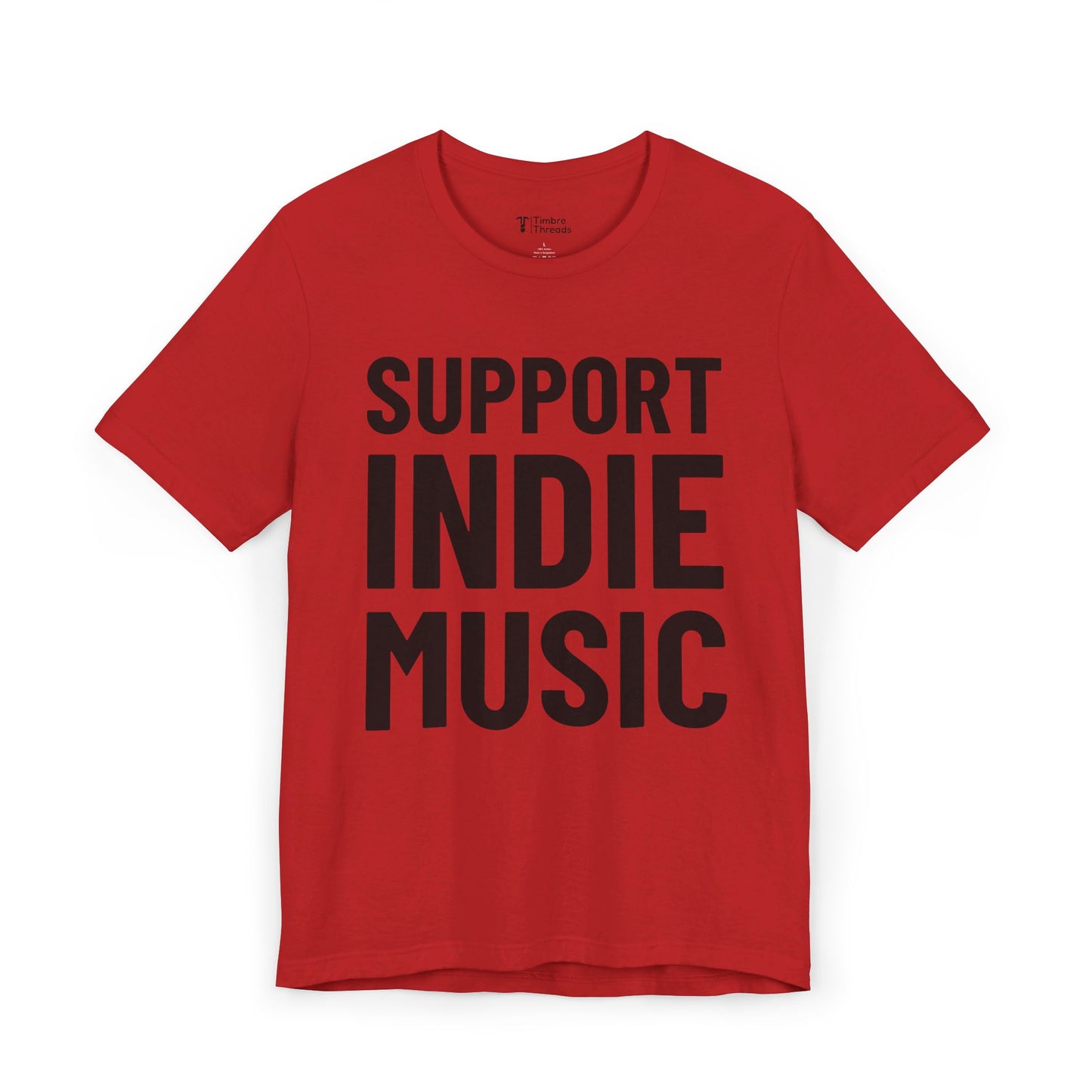 Support Indie Music Short Sleeve Tee