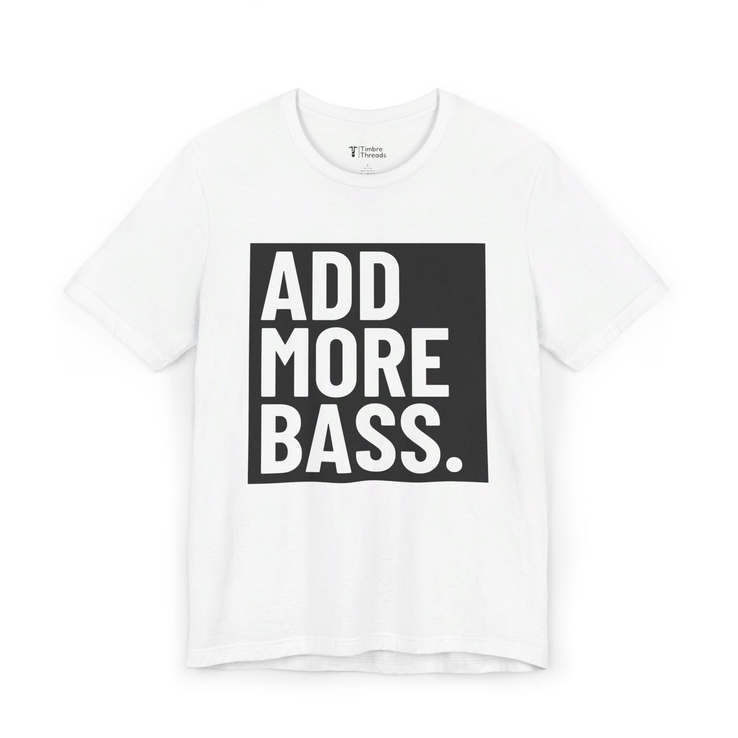 Add More Bass Box Graphic Short Sleeve Tee