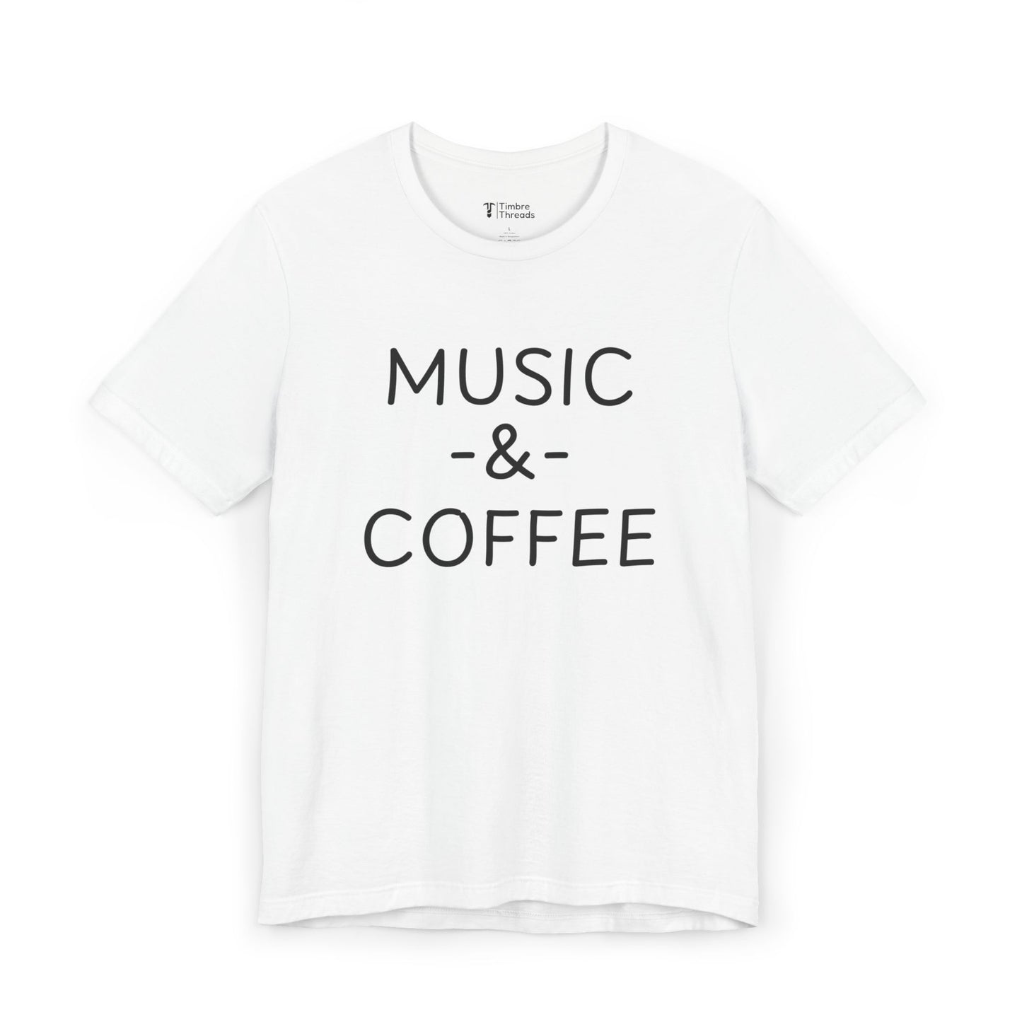 Music And Coffee Short Sleeve Tee