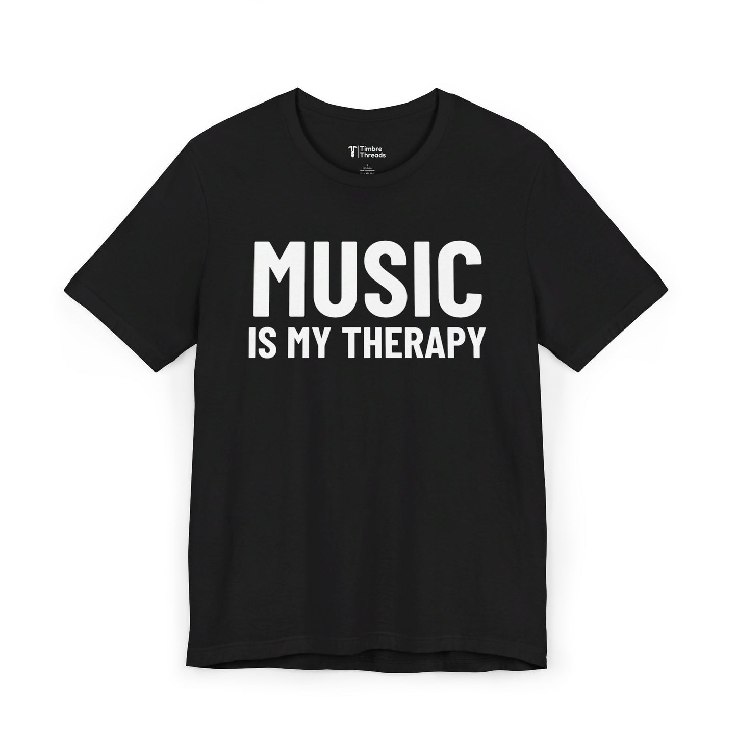 Music Is My Therapy Short Sleeve Tee