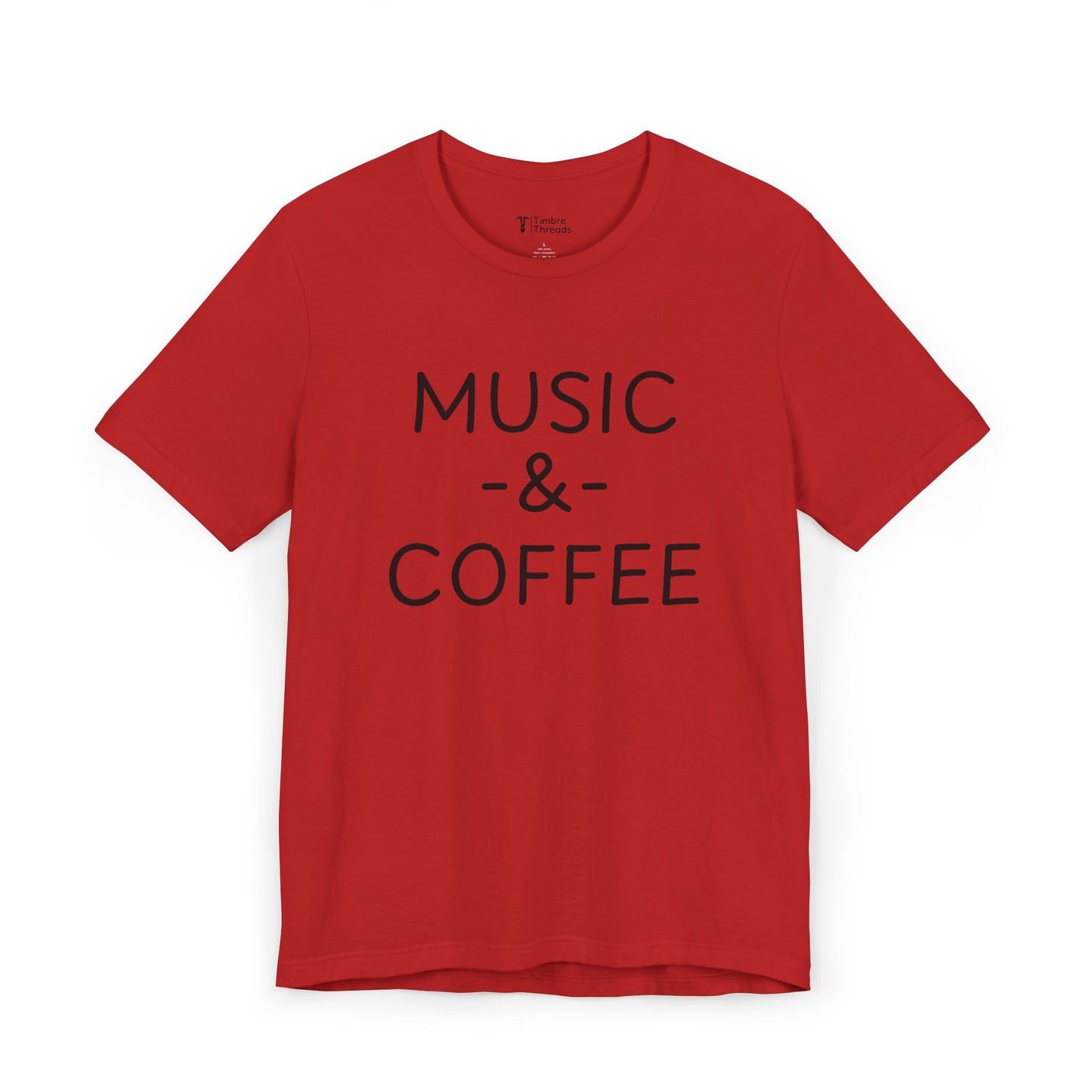 Music And Coffee Short Sleeve Tee