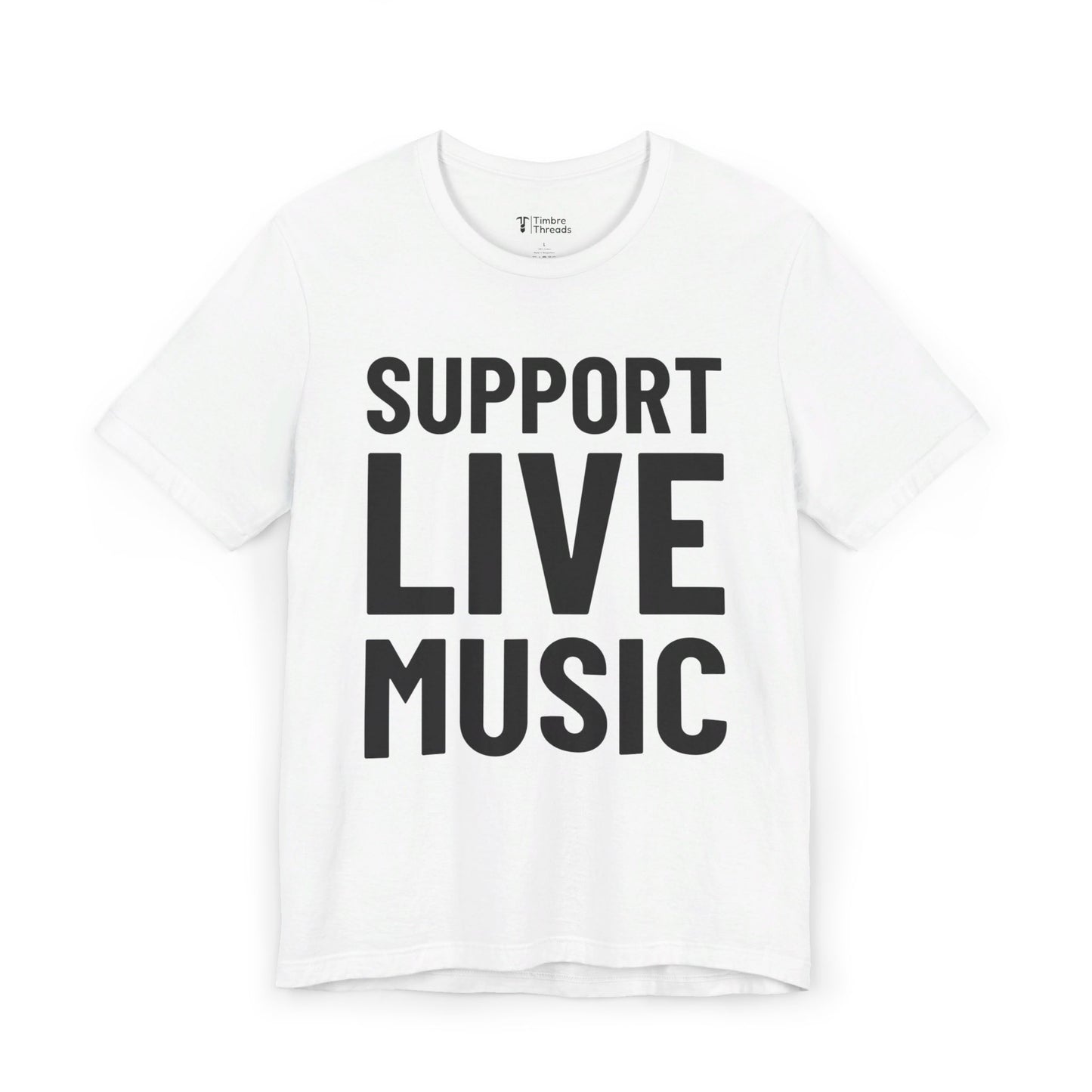 Support Live Music Short Sleeve Tee