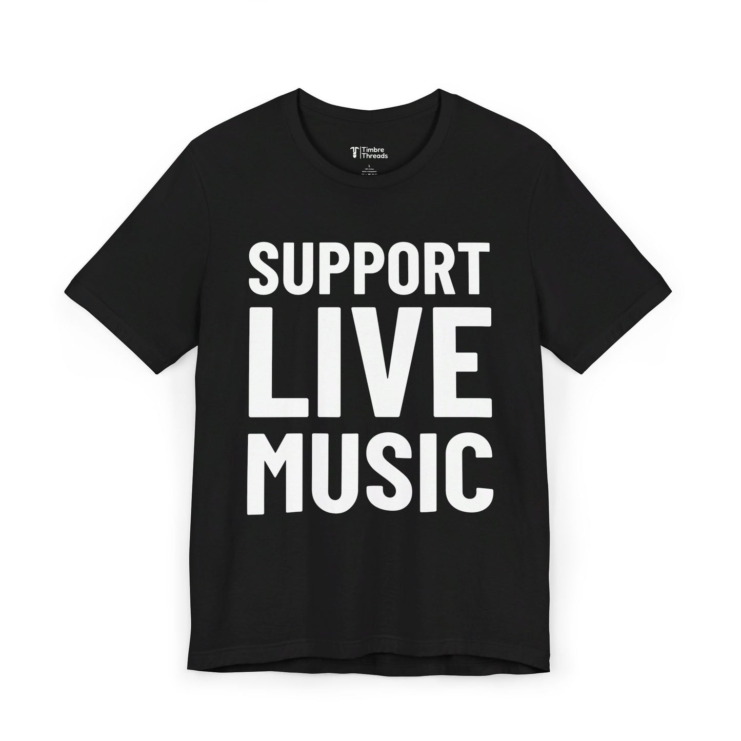 Support Live Music Short Sleeve Tee