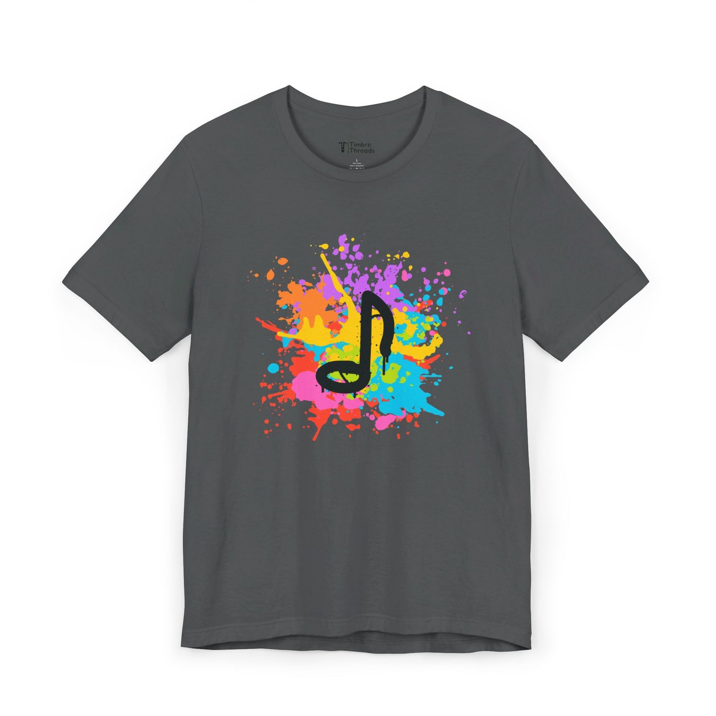 Graffiti Music Note Short Sleeve Tee