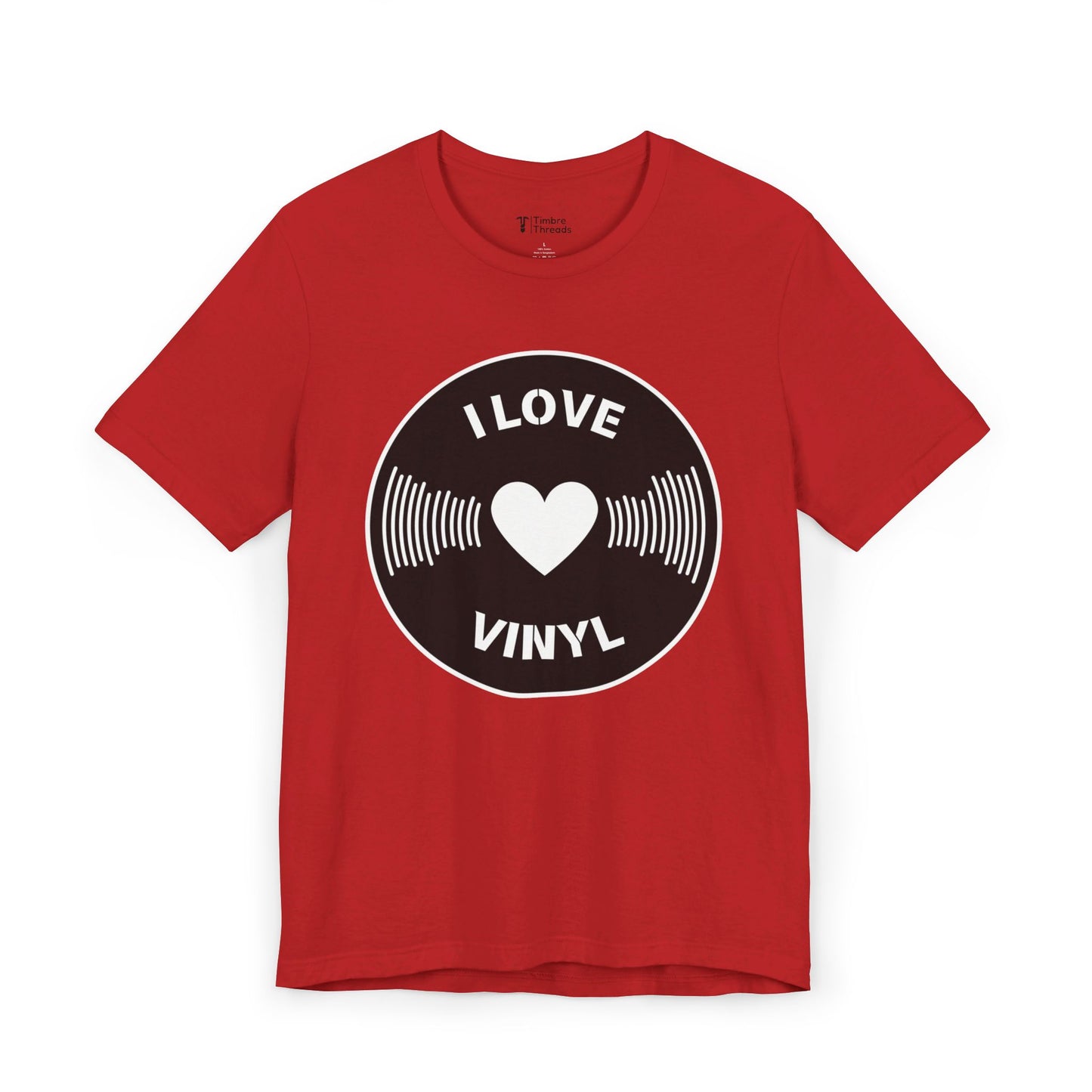 I Love Vinyl Short Sleeve Tee