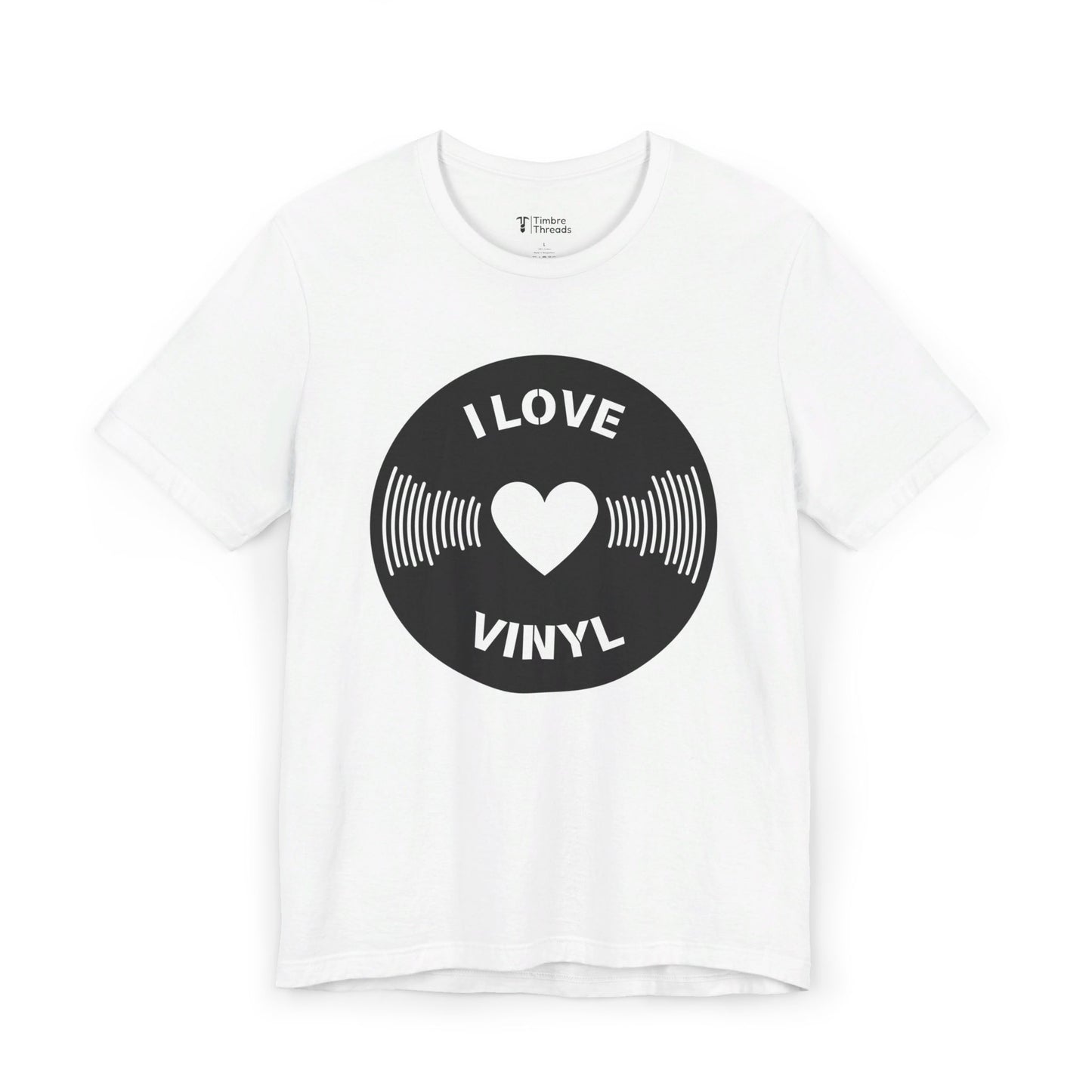 I Love Vinyl Short Sleeve Tee