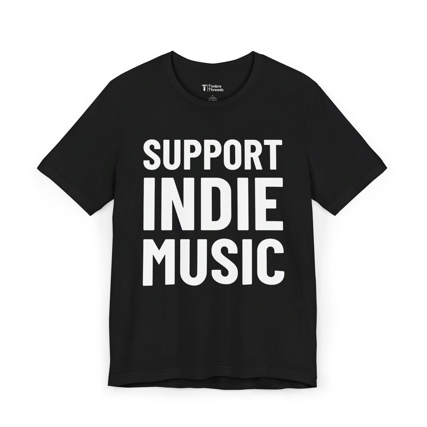 Support Indie Music Short Sleeve Tee