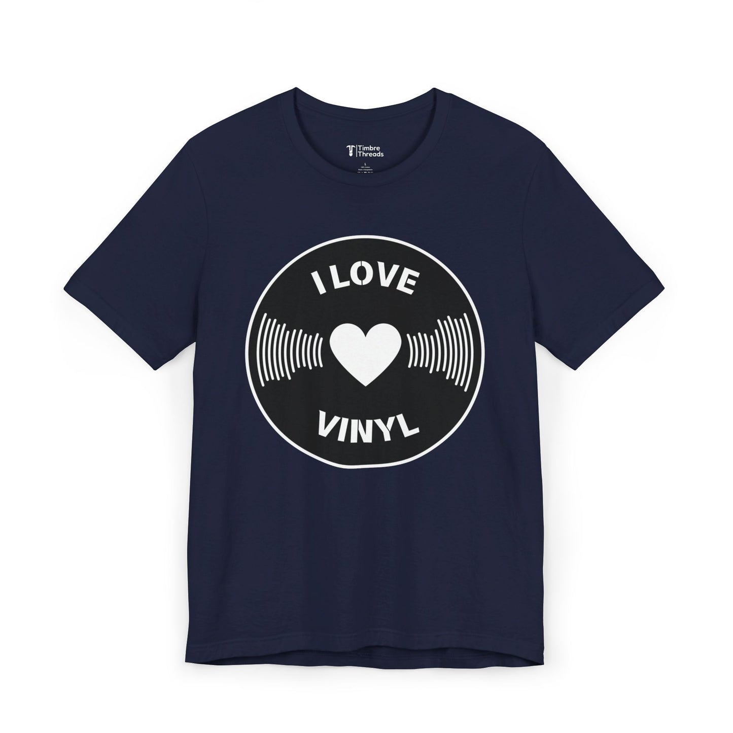 I Love Vinyl Short Sleeve Tee