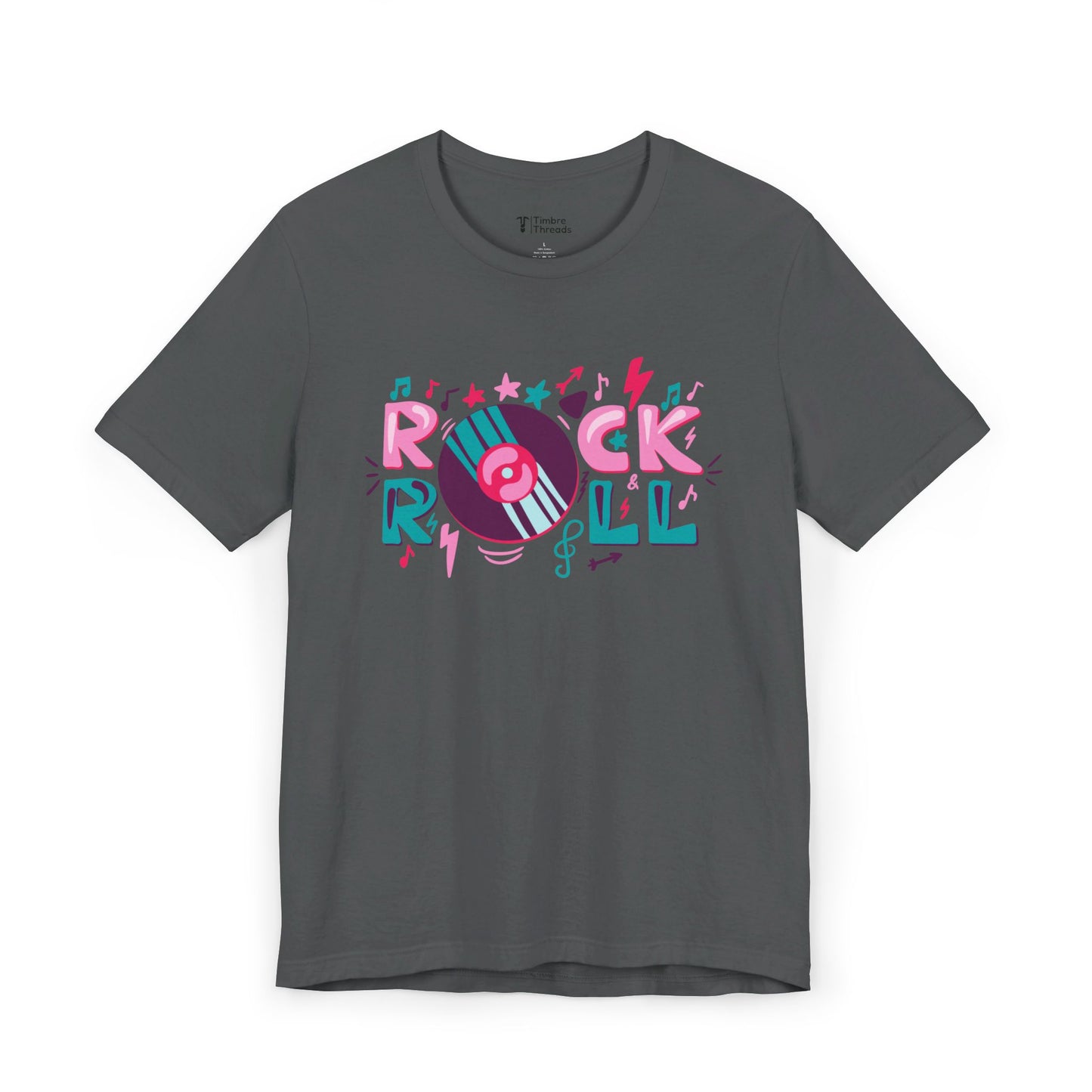 Rock and Roll Drawing Short Sleeve Tee