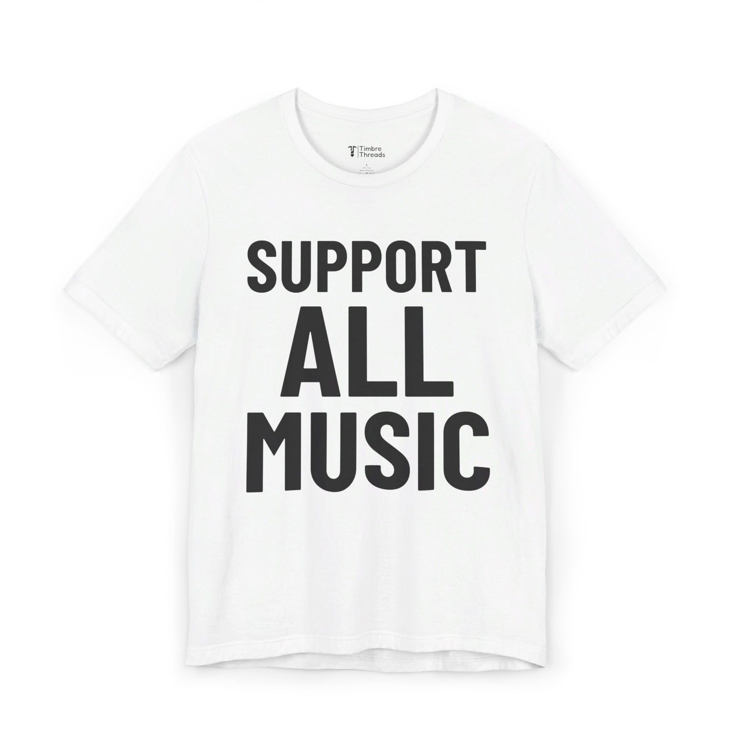 Support All Music Short Sleeve Tee