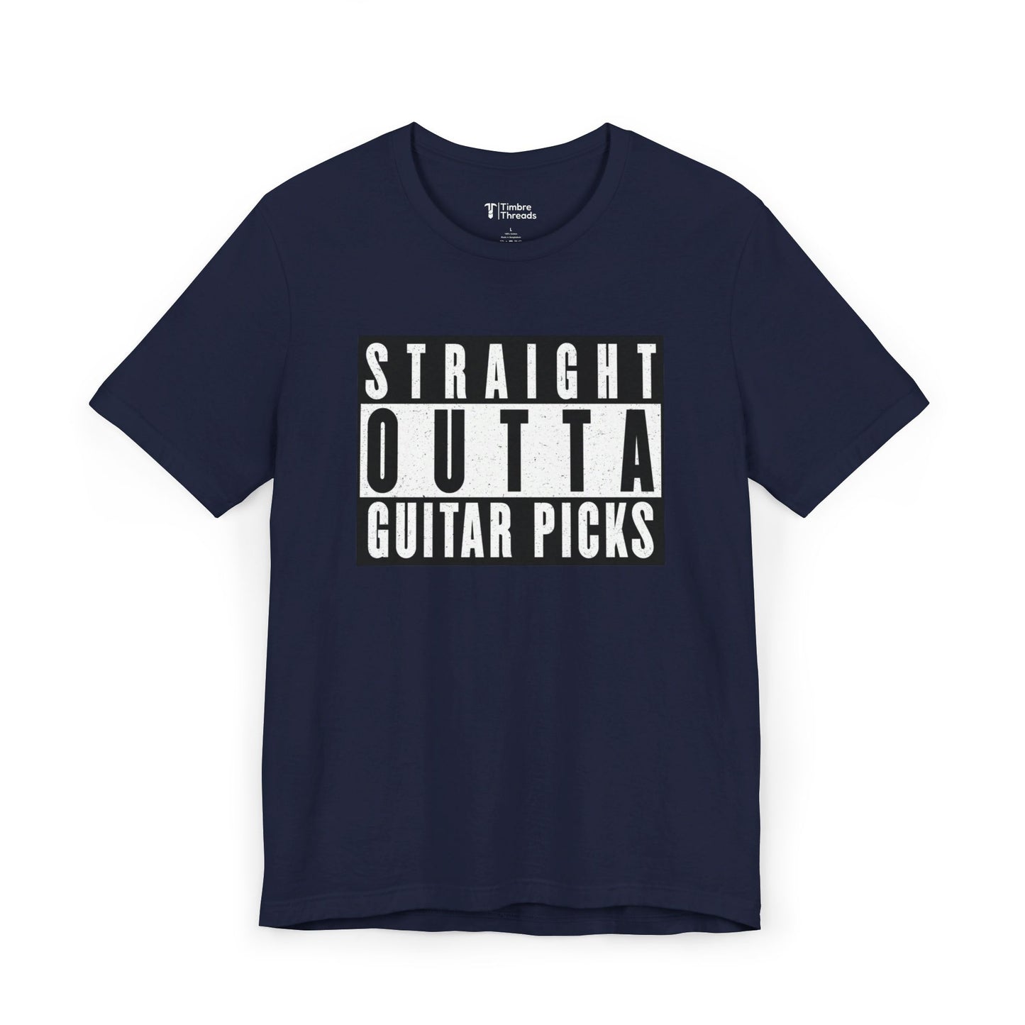 Straight Outta Guitar Picks Short Sleeve Tee