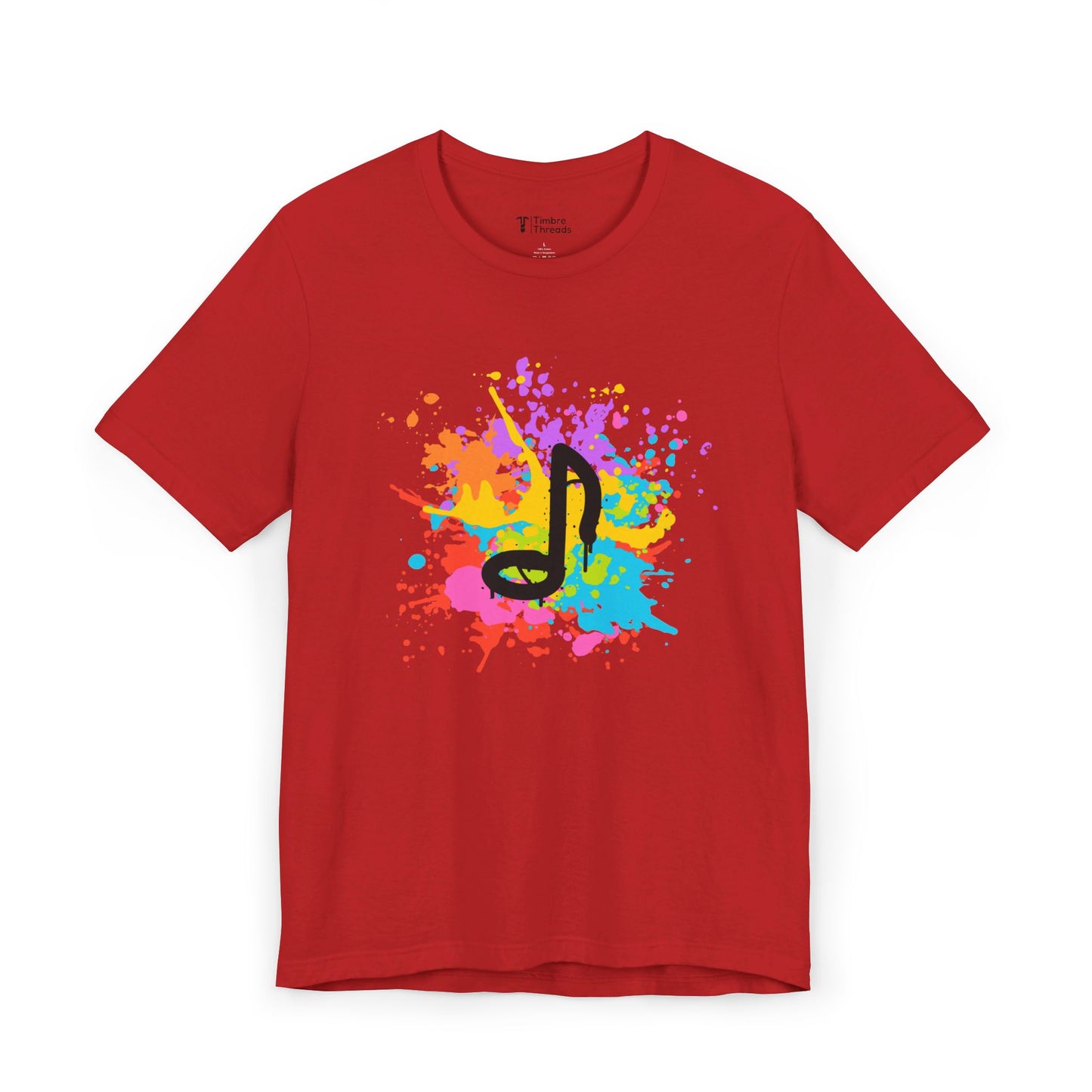 Graffiti Music Note Short Sleeve Tee