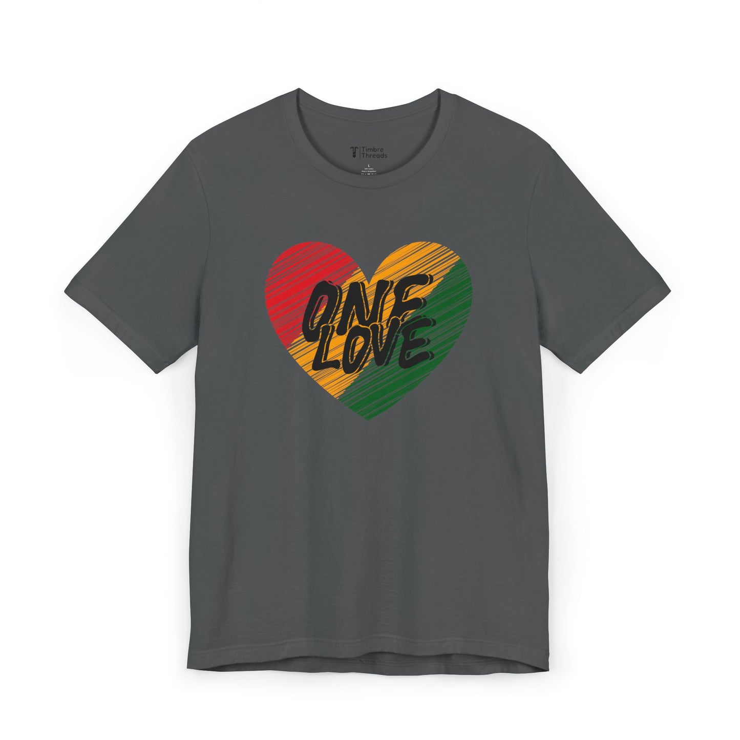 One Love (Heart) Short Sleeve Tee