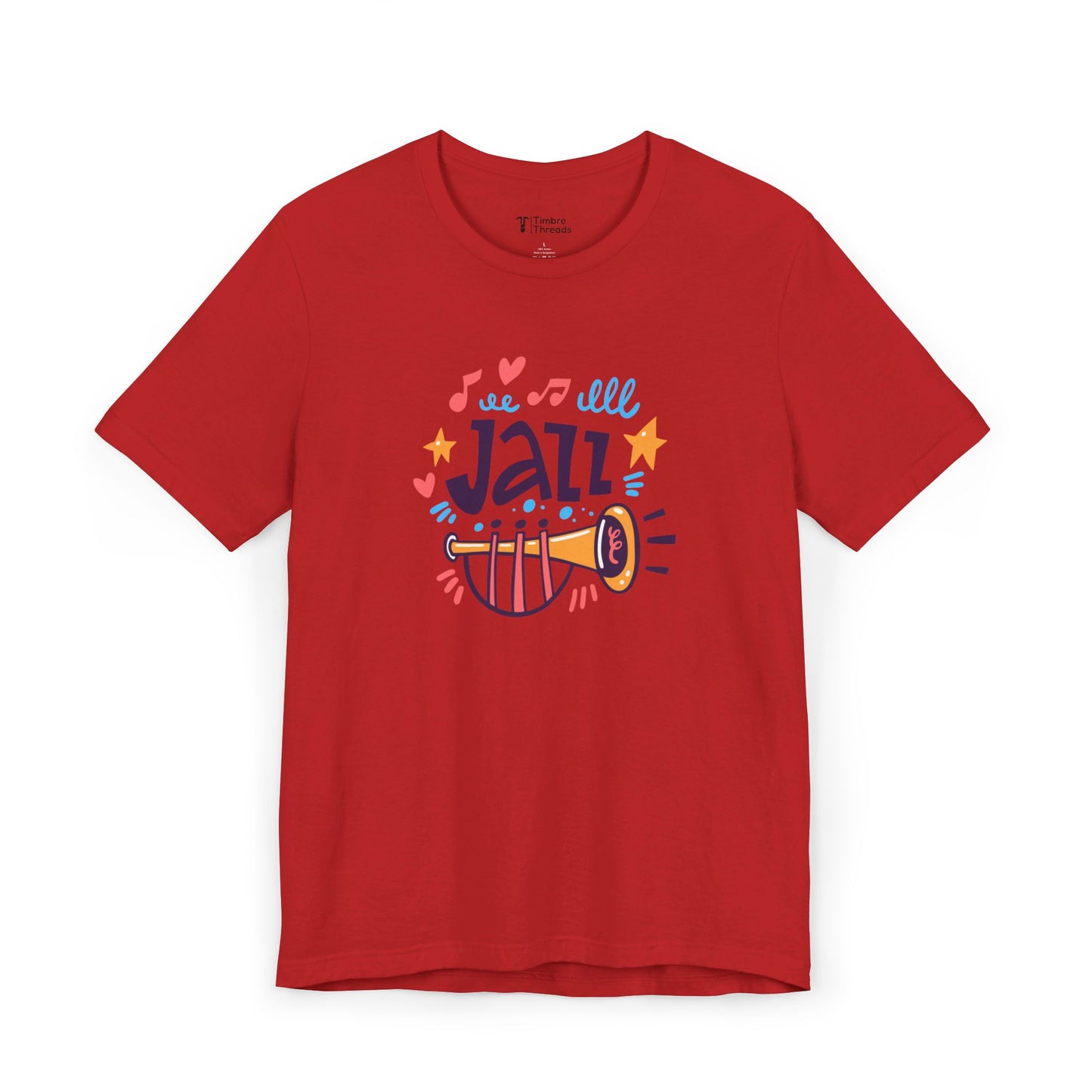 Jazz Clipart Graphic Short Sleeve Tee