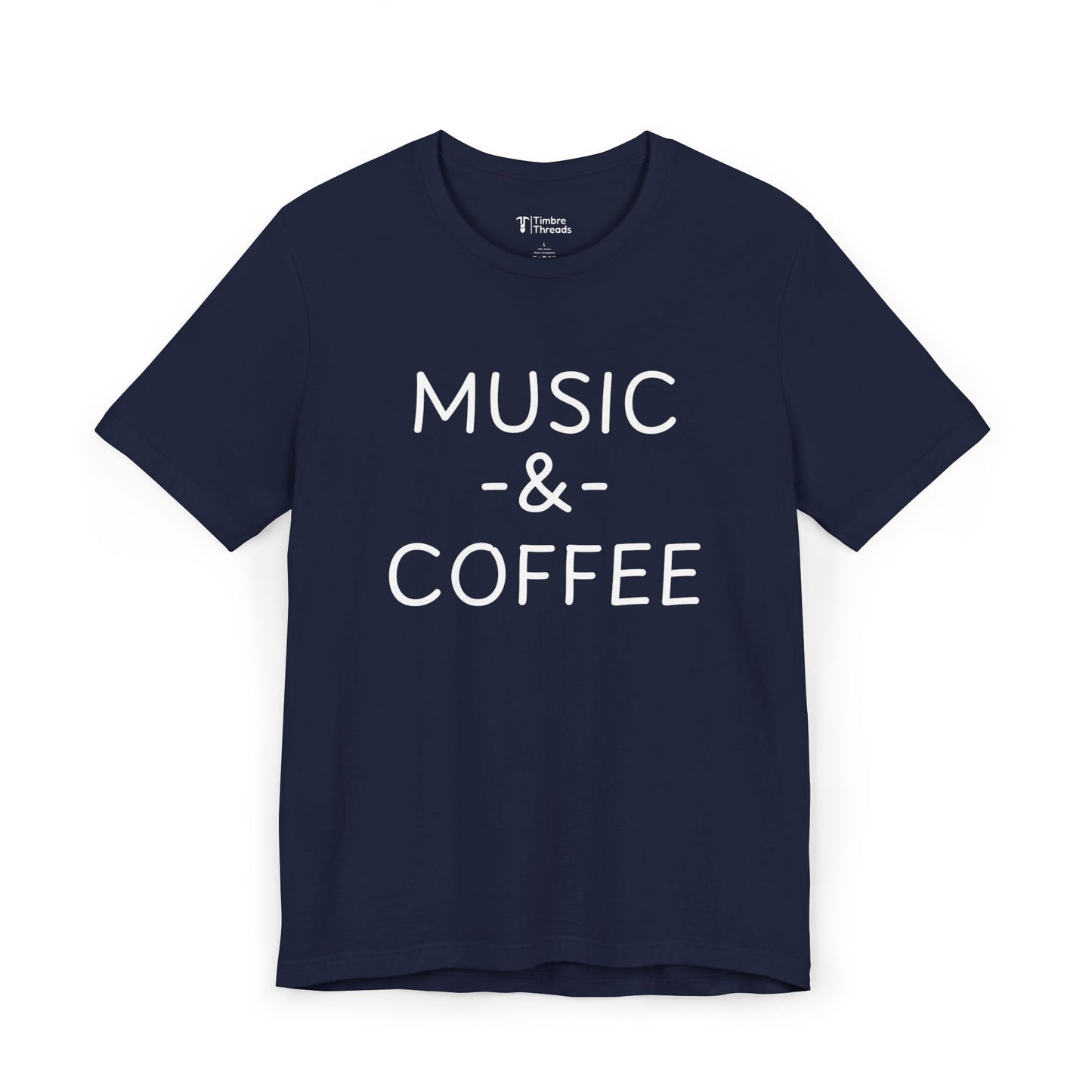 Music And Coffee Short Sleeve Tee