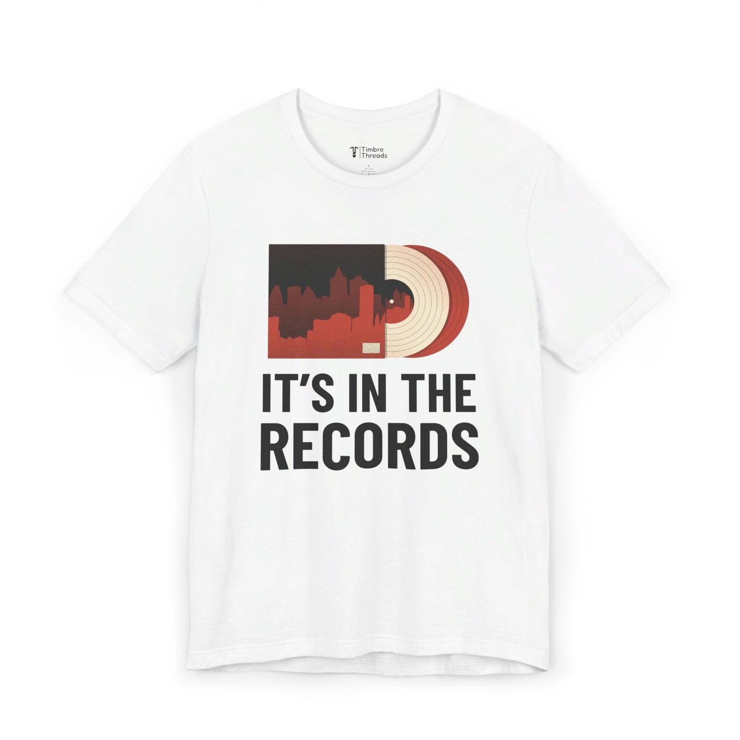 It's In The Records Graphic Short Sleeve Tee