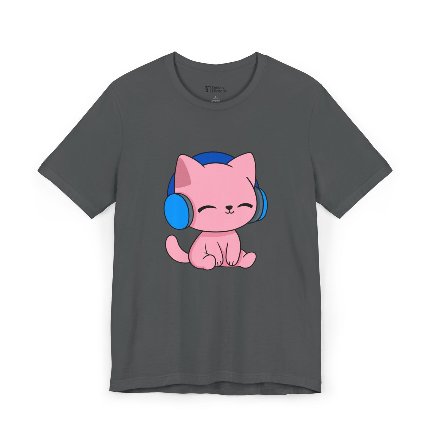 Headphones Kitty #2 Short Sleeve Tee