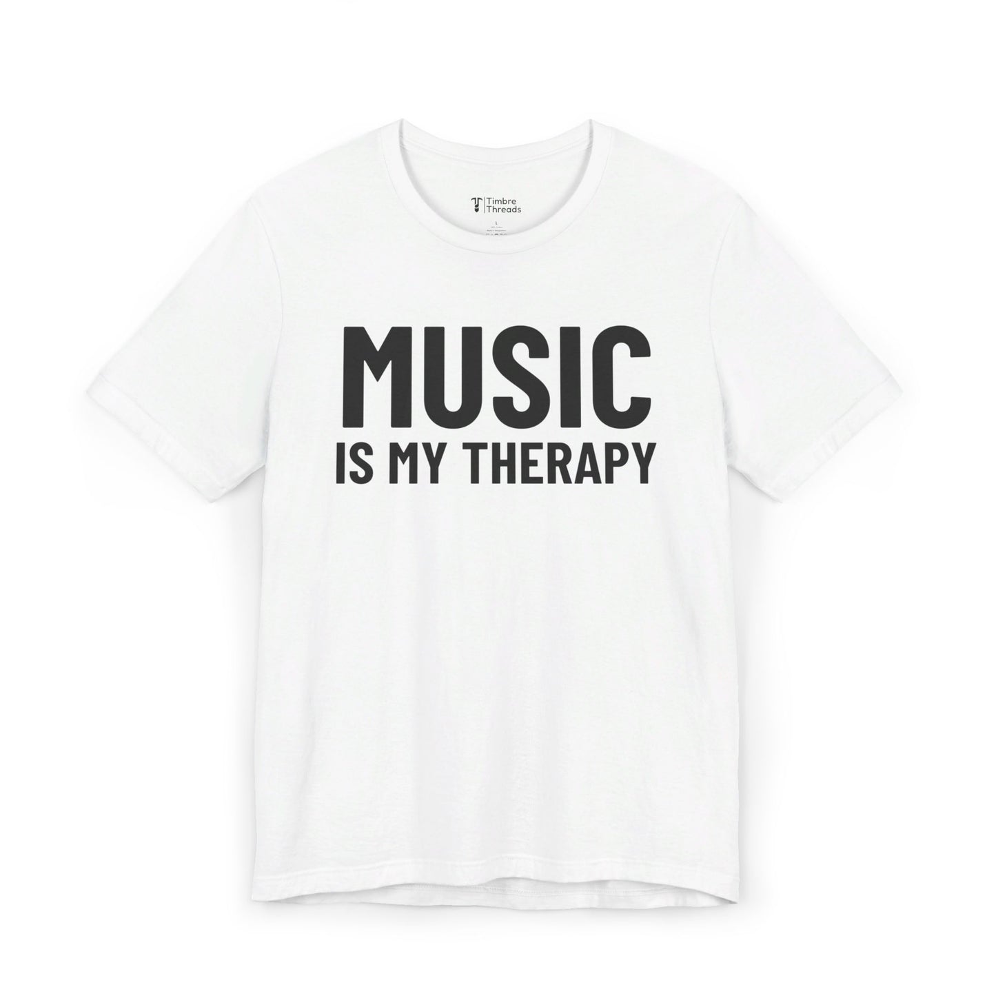 Music Is My Therapy Short Sleeve Tee