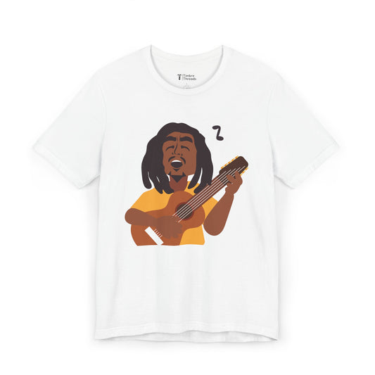 Singing Caribbean Man Short Sleeve Tee