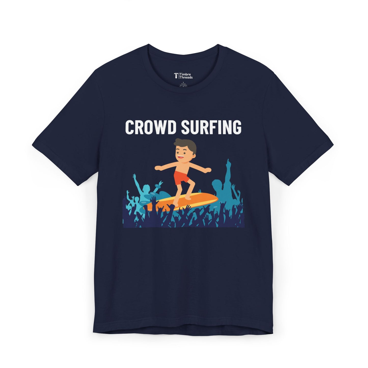 Crowd Surfing Short Sleeve Tee