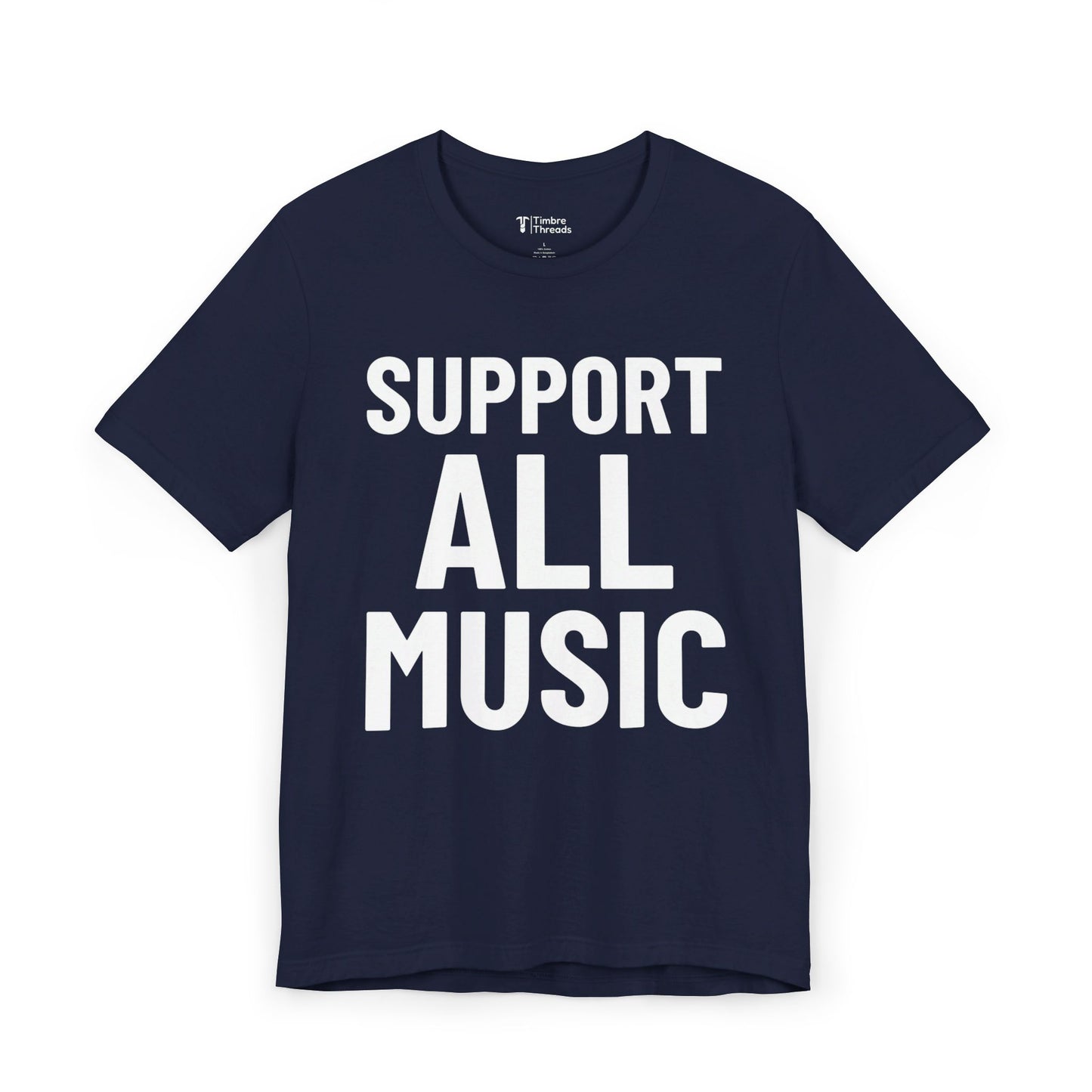 Support All Music Short Sleeve Tee