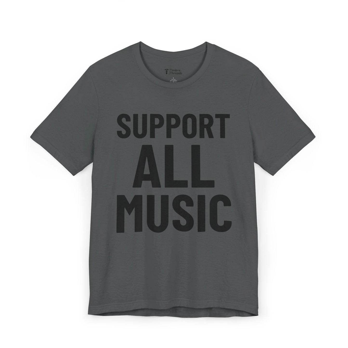 Support All Music Short Sleeve Tee