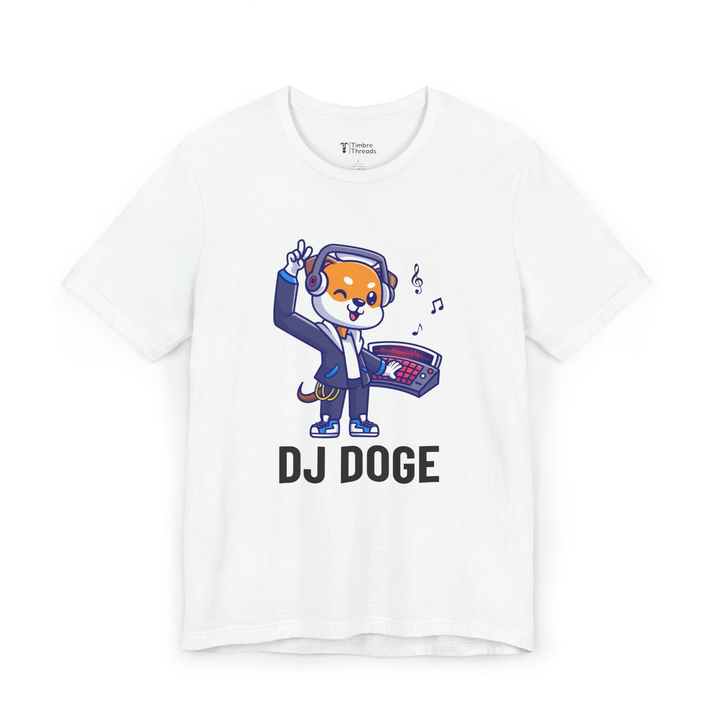 DJ Doge Graphic Short Sleeve Tee