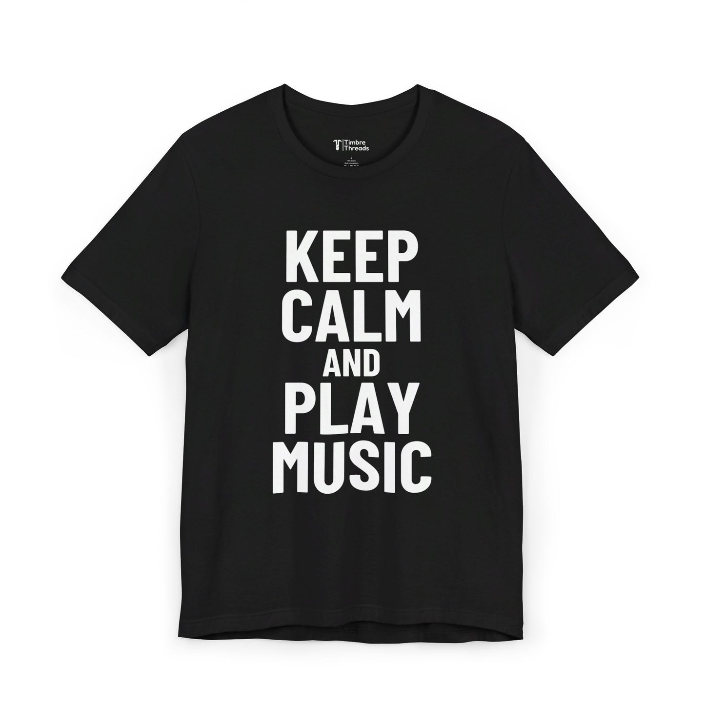 Keep Calm and Play Music Short Sleeve Tee